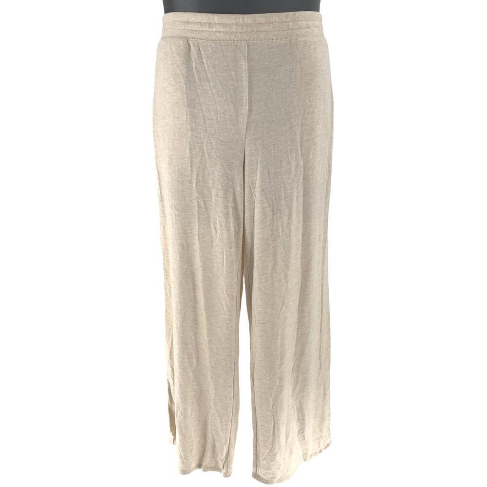 Soft & Cozy Loungewear Women's Hacci Pants Beige - Regular